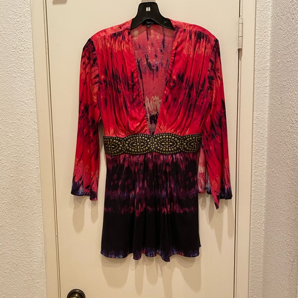 Tie Dye Sky Top
